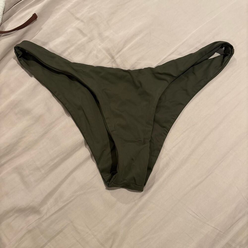 Unbranded Women's Green and Khaki Bikini-and-tankini-bottoms